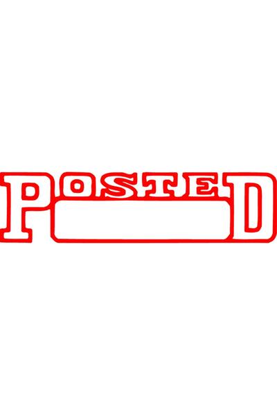 Xstamper - Posted/Date (Red)