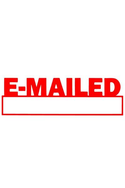 Xstamper - Emailed/Date (Red)