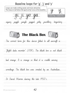 Handwriting Conventions NSW Year 6 - Sample 1