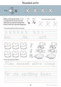 Handwriting Conventions Queensland Year 2 - Sample 2