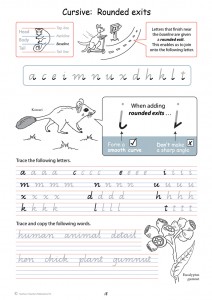 Handwriting Conventions Queensland Year 4 - Sample 1