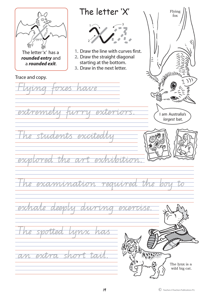 handwriting homework year 2