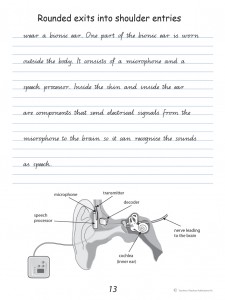 Handwriting Conventions Queensland Year 7 - Sample 2