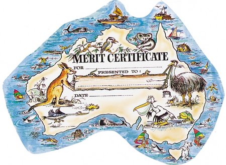 Australia Merit Certificate