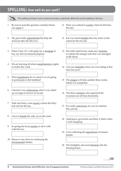 Example spelling. Sample of multiple choice in Russian languages.