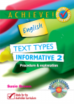Achieve! English - Text Types - Informative 2