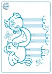 New Wave Pre-Writing Posters - Birds Blue