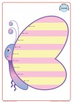 New Wave Pre-Writing Posters - Butterfly