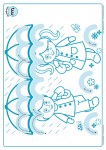 New Wave Pre-Writing Posters - Umbrellas Blue
