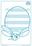 New Wave Pre-Writing Posters - Wasp Blue