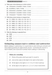 Excel Basic Skills - Addition and Subtraction Years 5–6 - Sample Pages 11