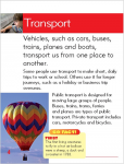 Go Facts - Changing Times - Transport - Sample Page