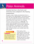 Go Facts - Polar Regions - Polar Animals - Sample Page
