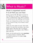Go Facts - The Arts - Music and Dance - Sample Page