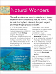 Go Facts Wonders - Natural Wonders - Sample Page