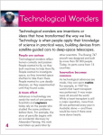 Go Facts Wonders - Technological Wonders - Sample Page