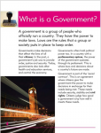 Go Facts - Global Community - Government - Sample Page