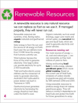 Go Facts - Natural Resources - Renewable Resources - Sample Page