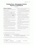 Excel Basic Skills - Comprehension and Written Expression Year 7 - Sample Pages 10