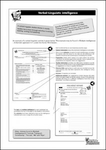 Multiple Intelligences Posters - Set of 8 - Laminated A2 (595mm x 420mm)