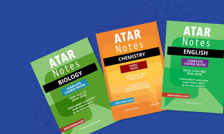 ATAR Notes Complete Course Notes and Topic Tests