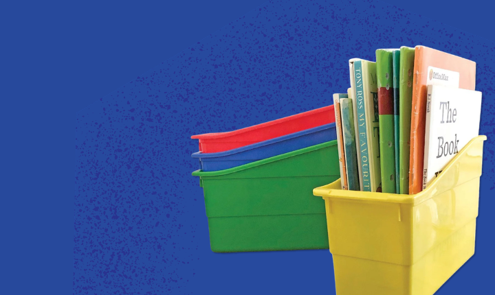 Classroom Organisation & Storage - Book & Storage Tubs