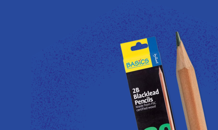 Pencils, Erasers & Sharpeners
