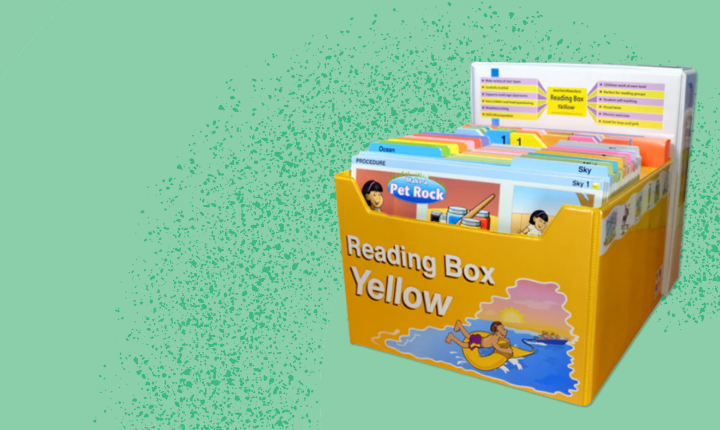 Reading Boxes by Teachers 4 Teachers - Yellow, Blue, Red and Green