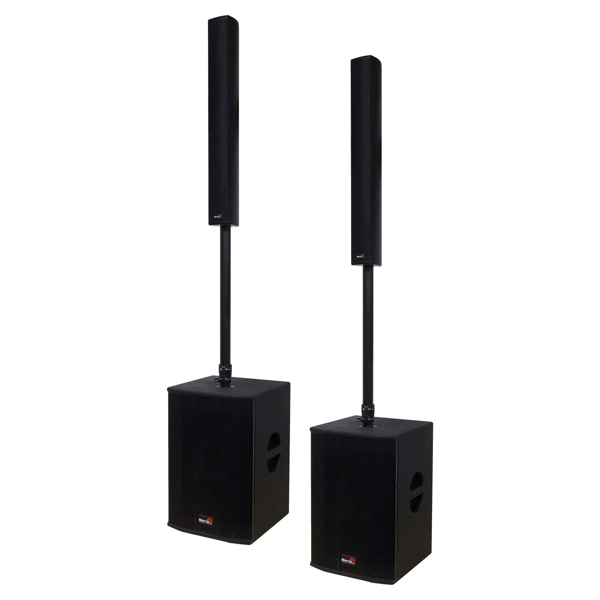 Biema 1000W PA Column Speaker with Subwoofer Pair