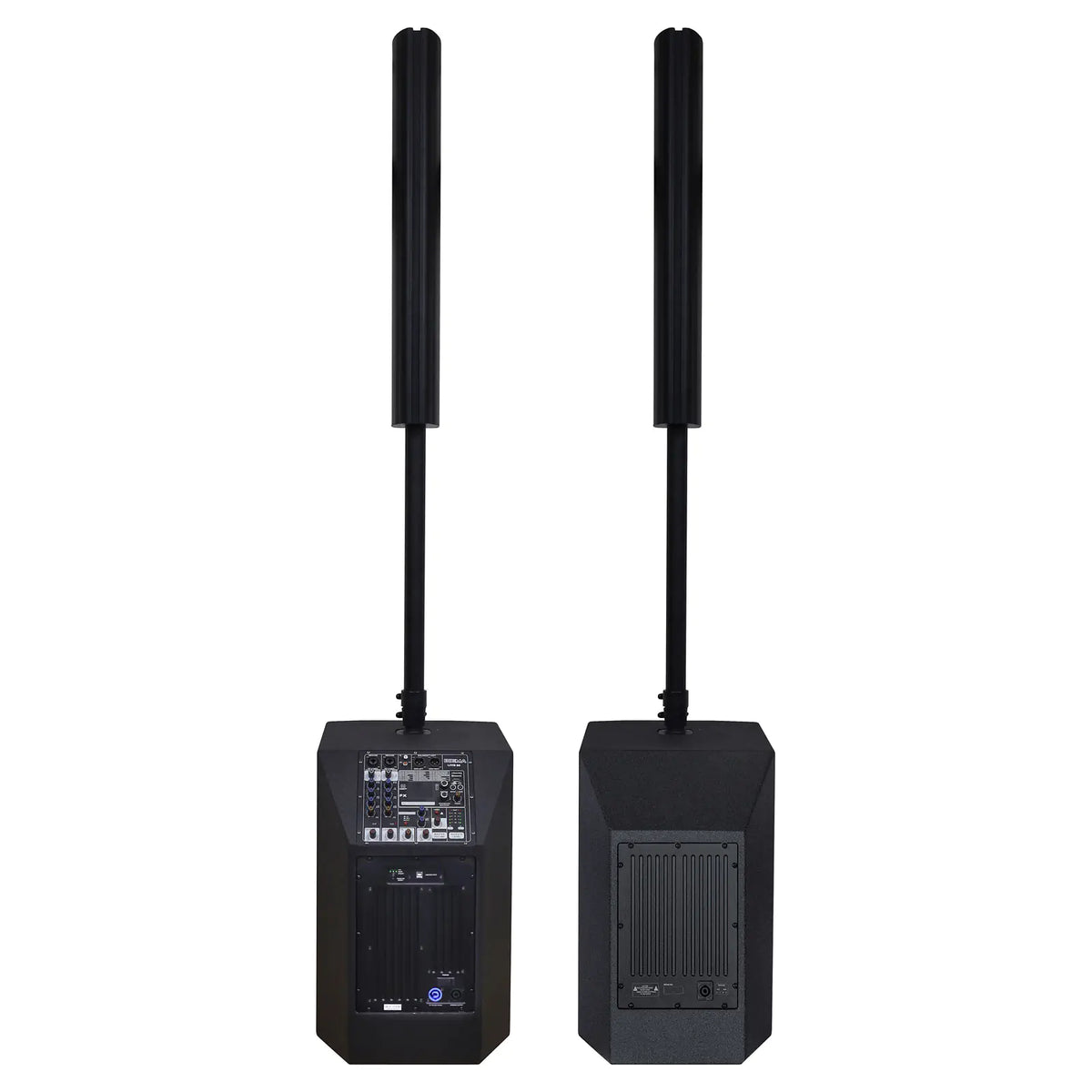Biema 1000W PA Column Speaker with Subwoofer Pair