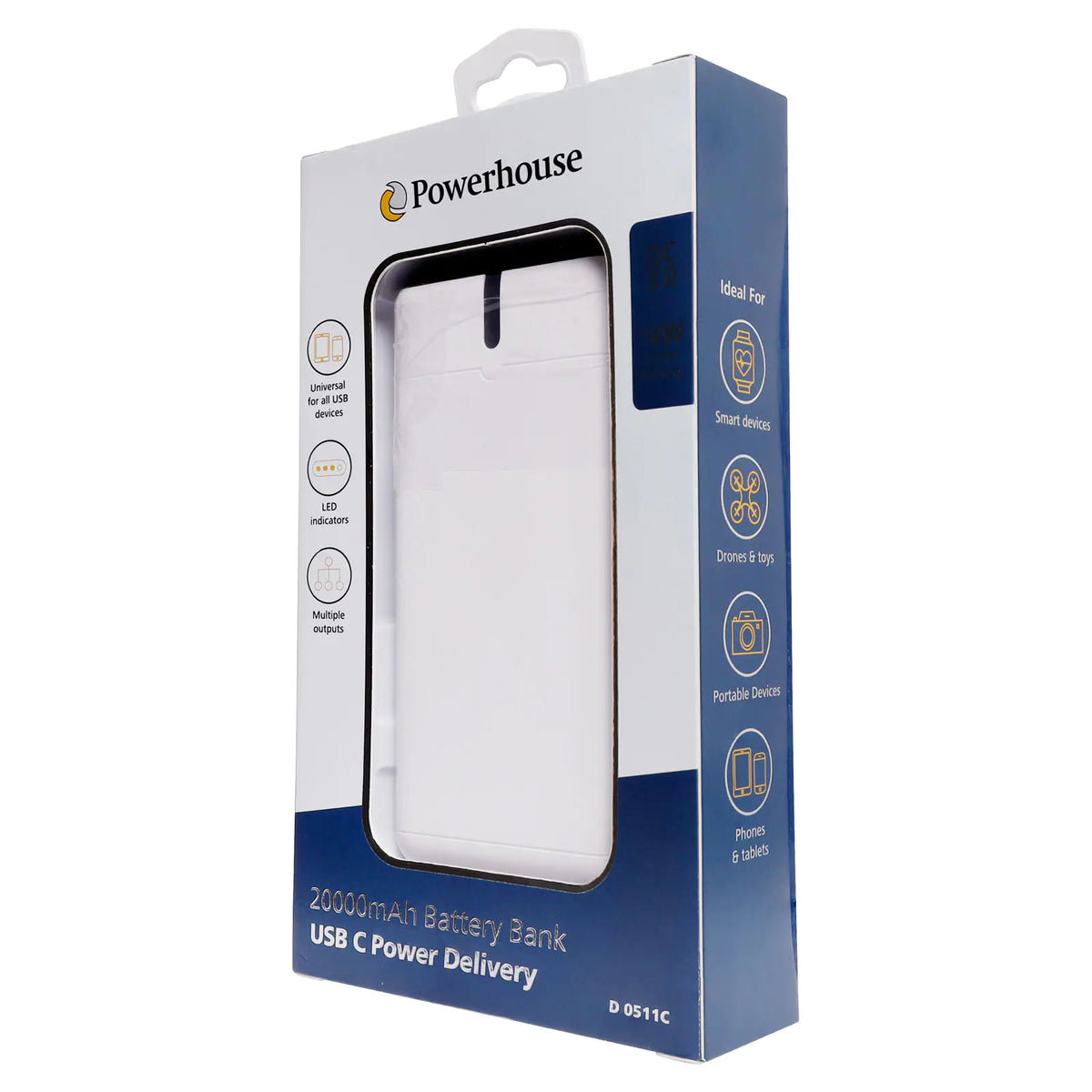 20000mAh USB C Power Delivery Battery Bank