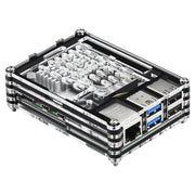 Altronics Acrylic Raspberry Pi 5 Case with Cooling Fan