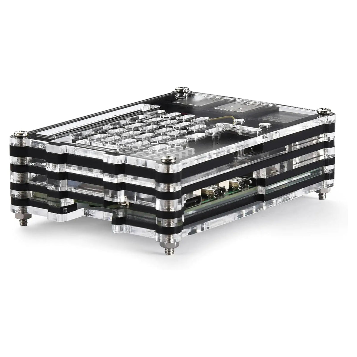 Altronics Acrylic Raspberry Pi 5 Case with Cooling Fan