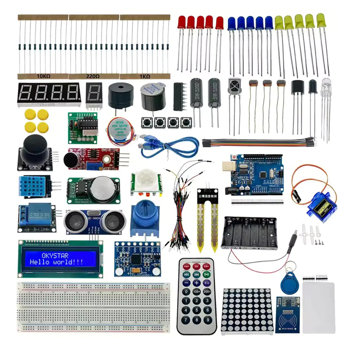 Altronics 165pc Super Learning Lab Kit For Arduino
