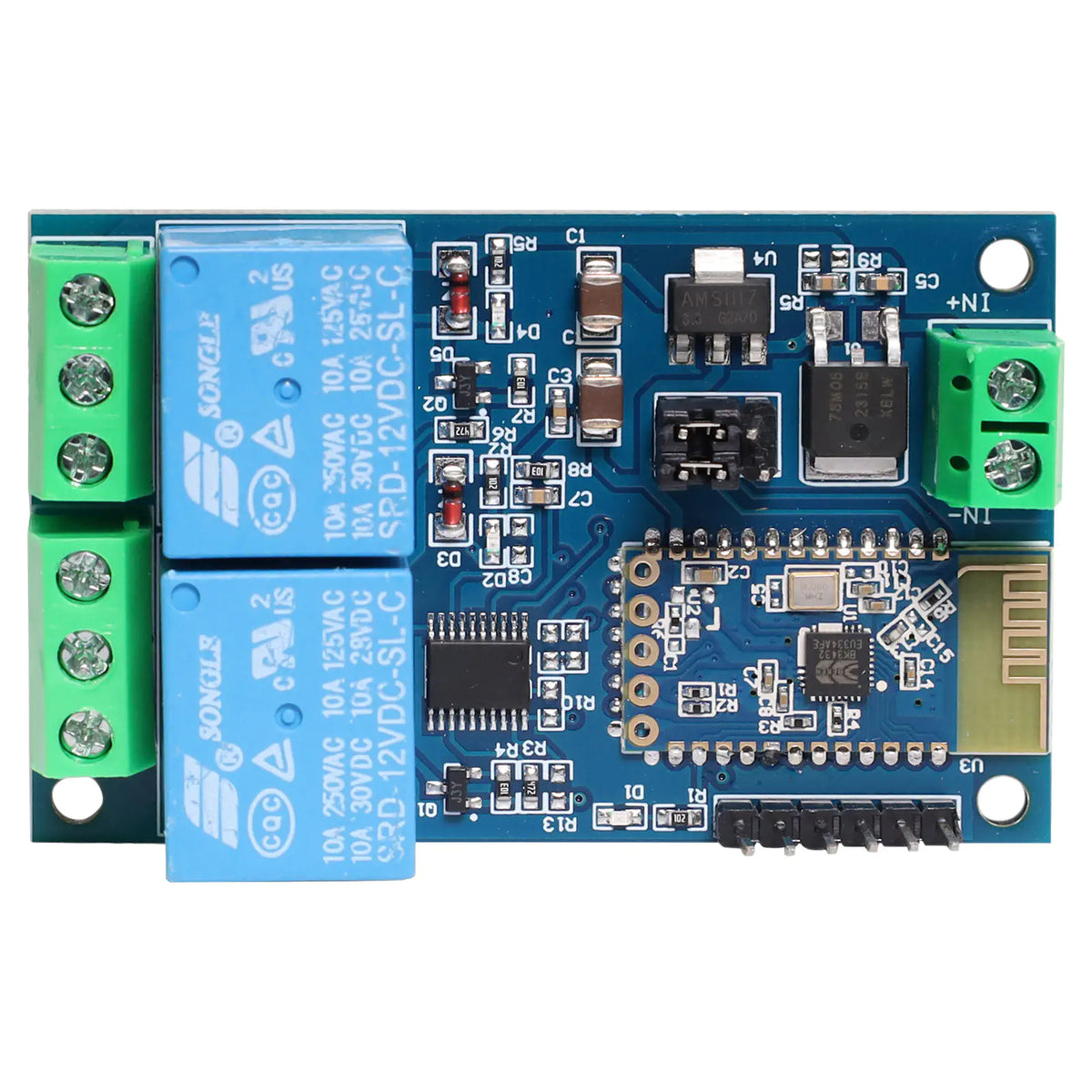 2 Channel 12V App Controlled Bluetooth Relay Board