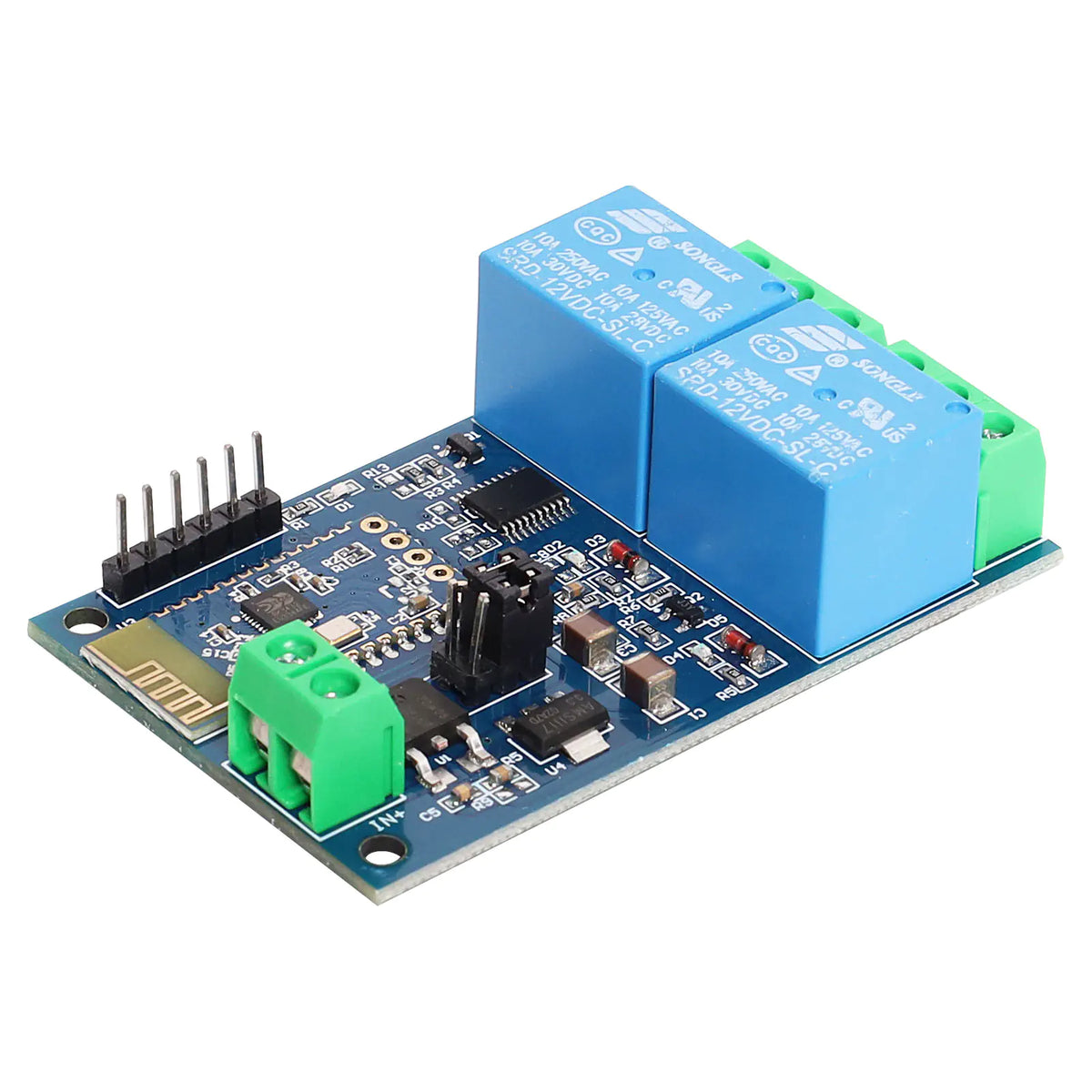 2 Channel 12V App Controlled Bluetooth Relay Board