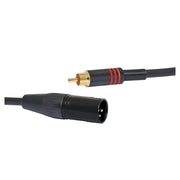 3m 3 Pin XLR Male to RCA Male Microphone Cable