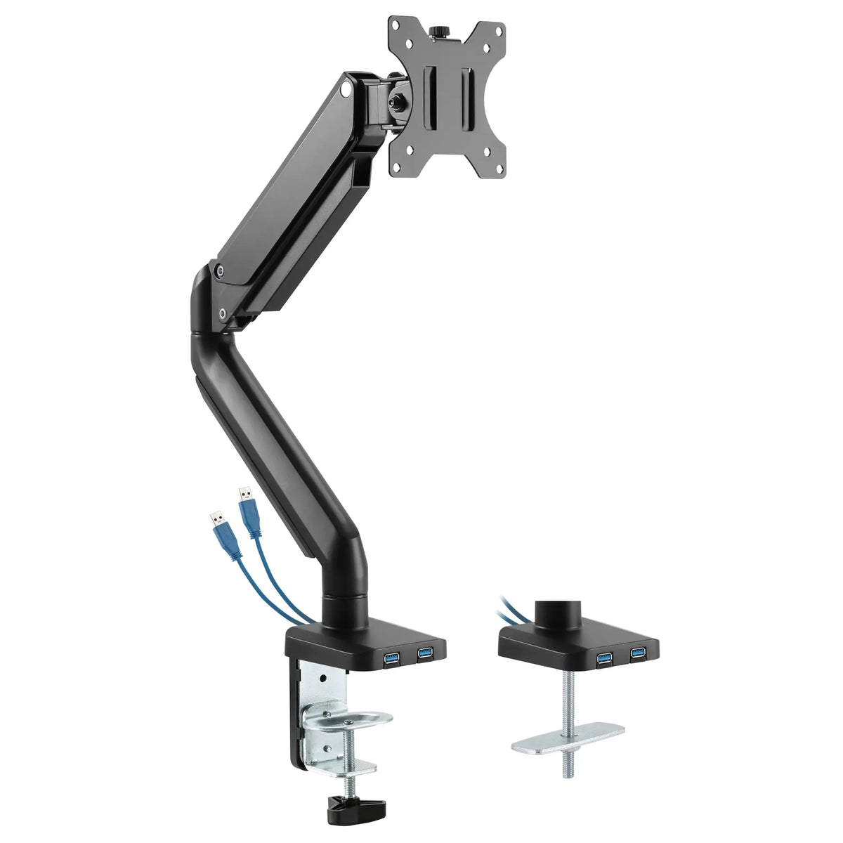 Dynalink 17-32" LCD Flat/Curved VESA USB Desk Mount