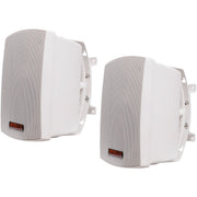30W 8 Ohm White Wall Mount Speaker Pair