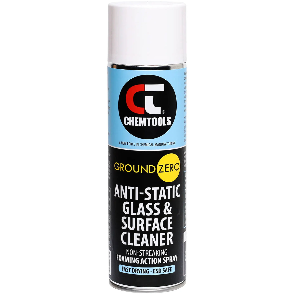 Ground Zero Anti-Static Glass & Surface Cleaner Aerosol 400g