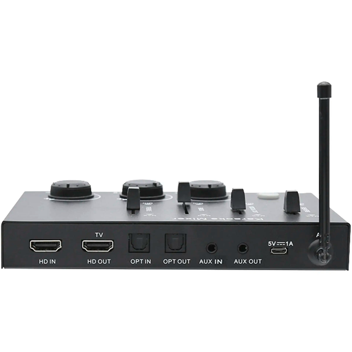 Karaoke Mixer with Dual Wireless Microphones with Bluetooth
