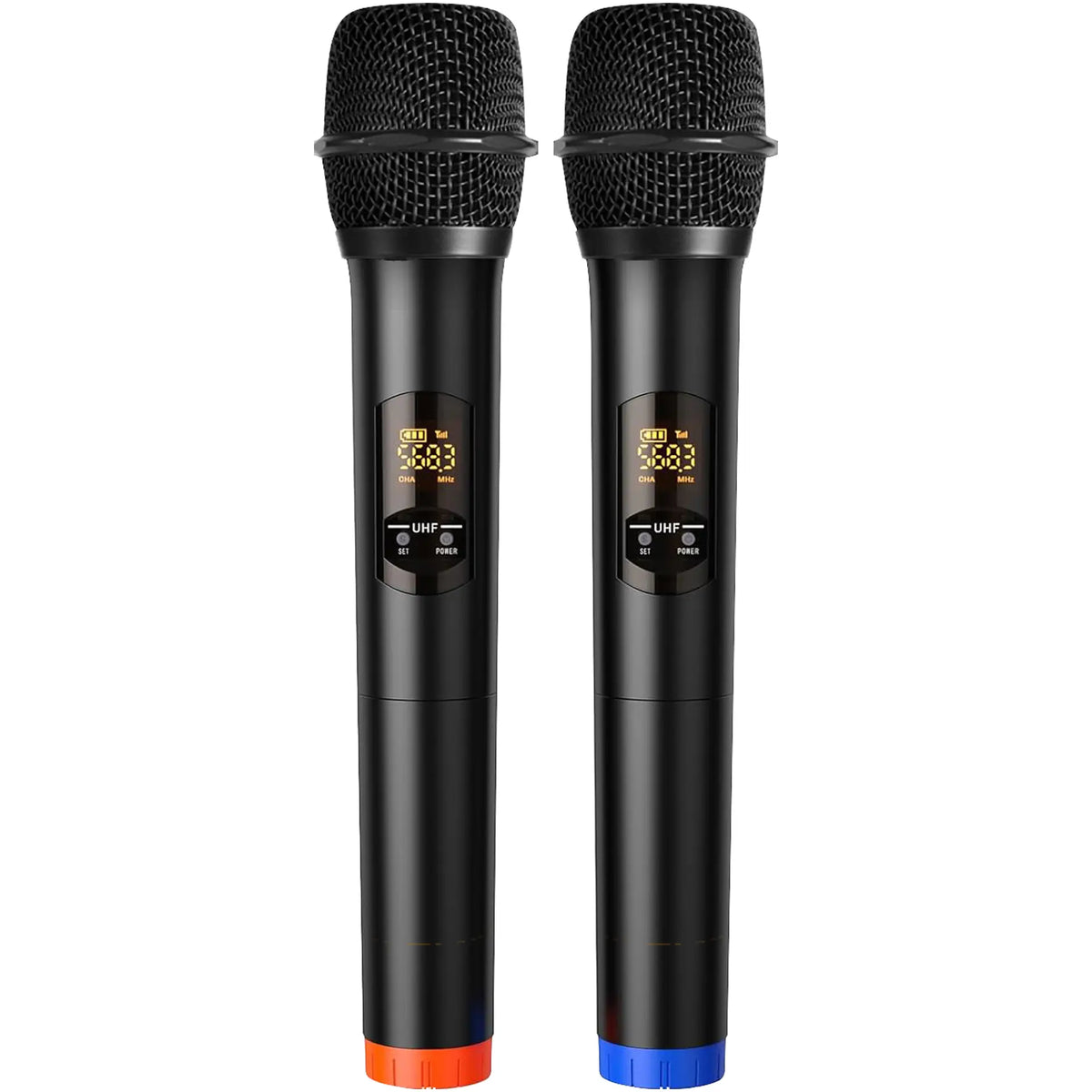 Karaoke Mixer with Dual Wireless Microphones with Bluetooth