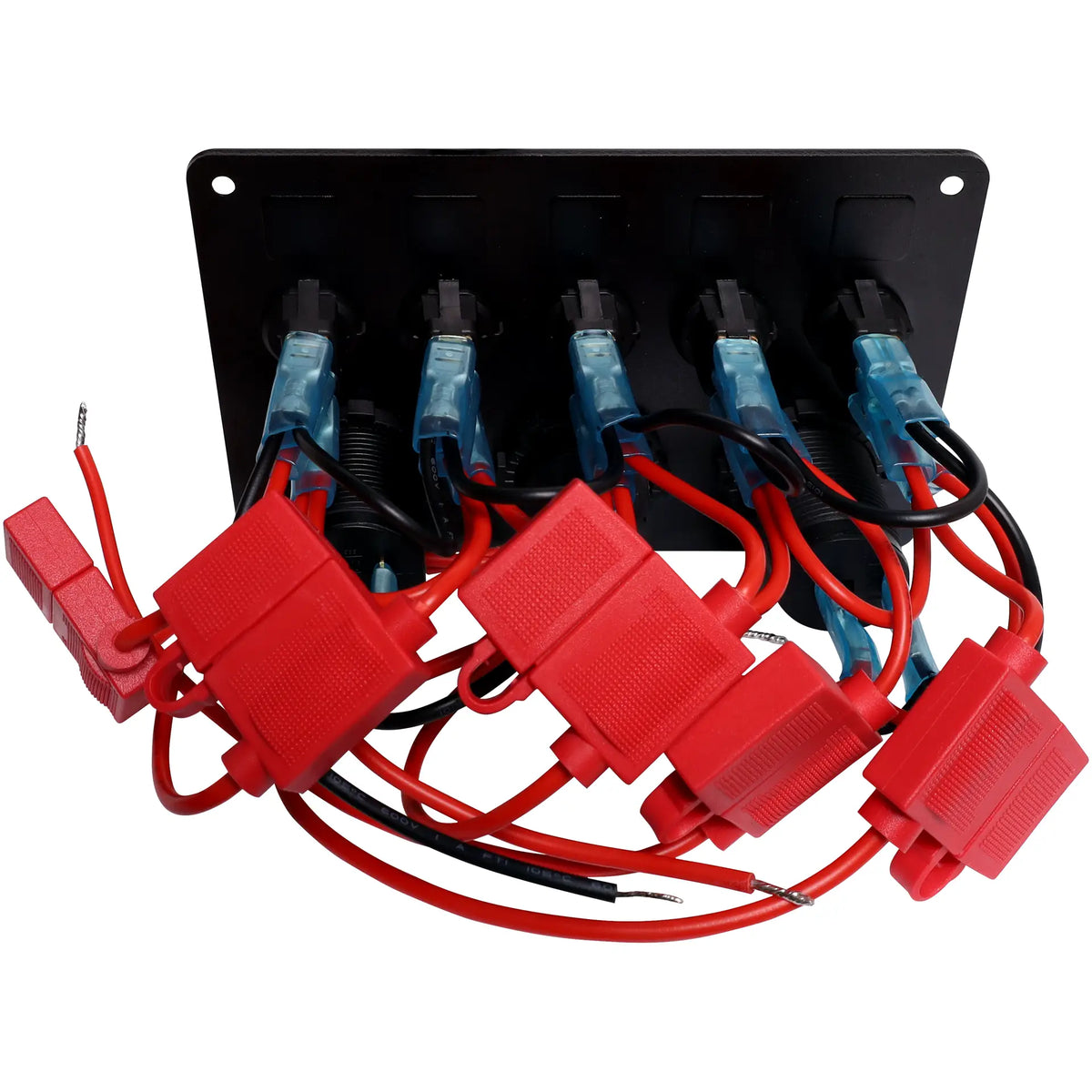 Powerhouse 6 Way Switch Panel With Meter/ USB/ Cig. Socket