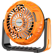 Portable Fan USB Rechargeable With LED Light