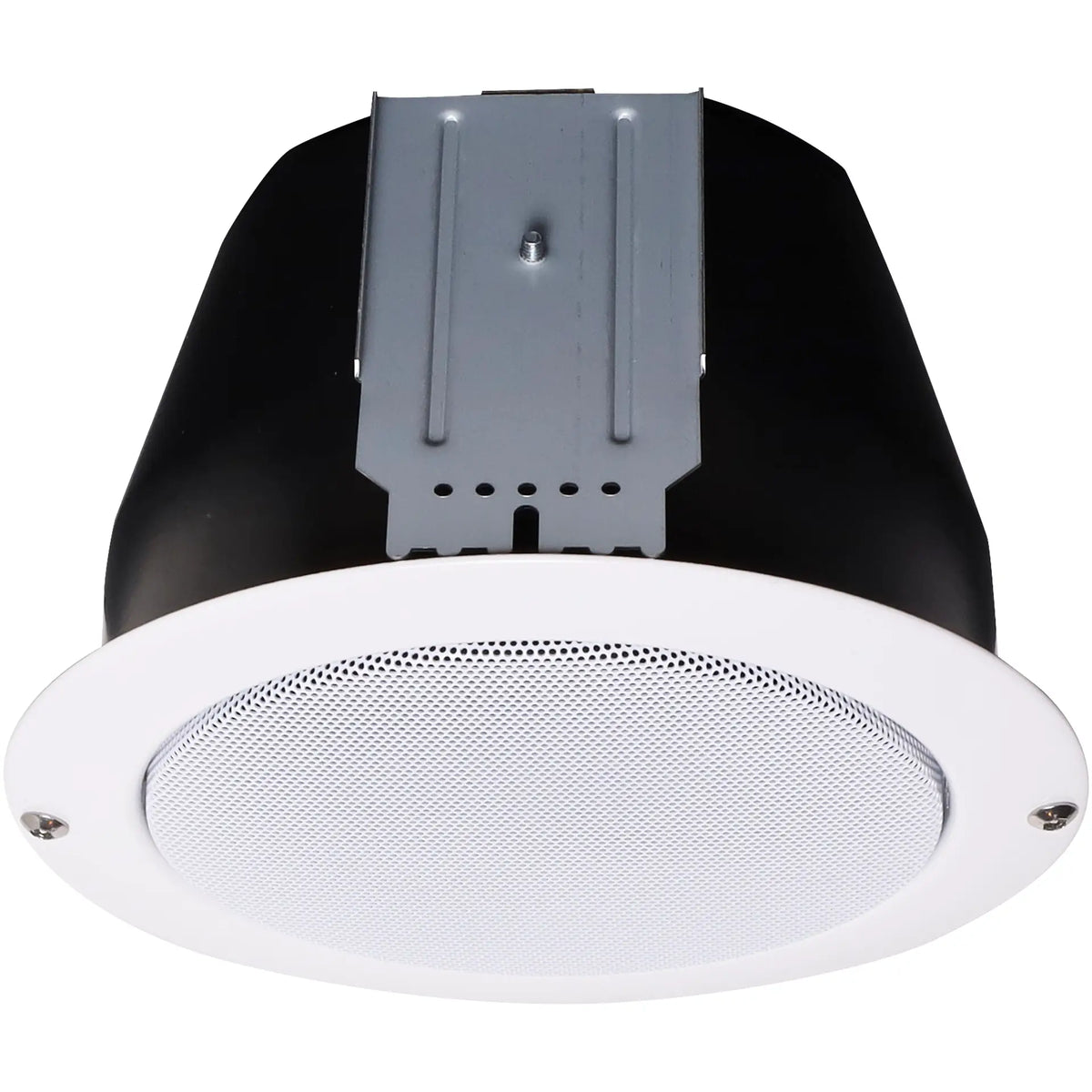 One-Shot 130mm 100V 10W Ceiling EWIS Speaker White Metal Grille
