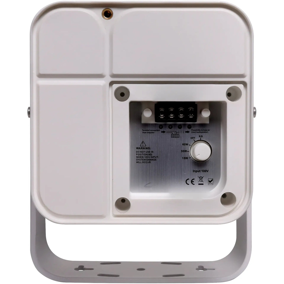 Redback 60W IP55 100V / 8 Ohm White PA Speaker