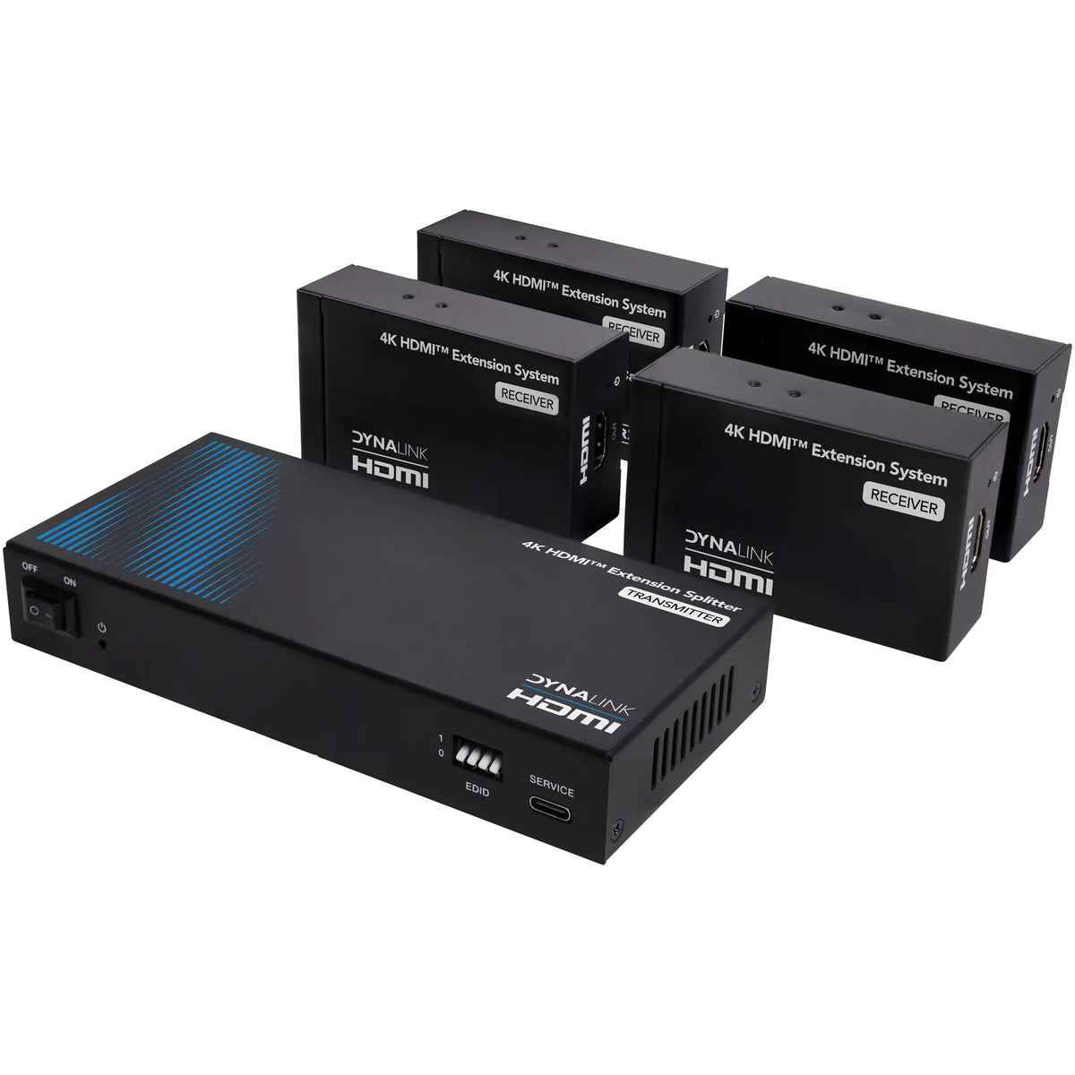 Altronics HDMI Cat6 4 Way Splitter Balun Extender System
