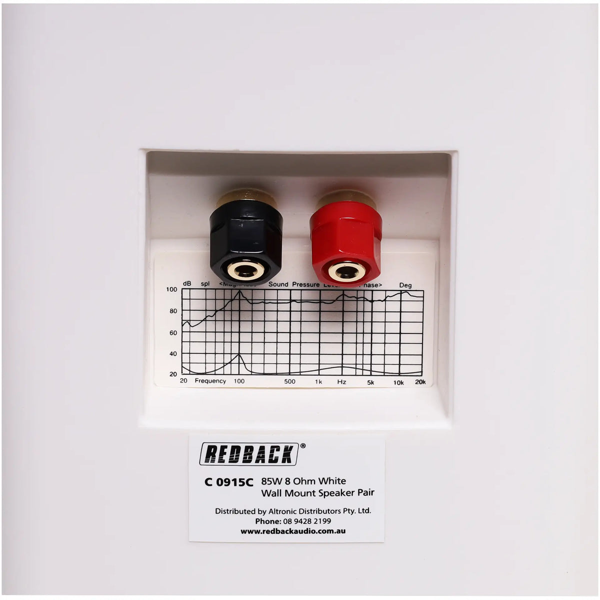 85W 8 Ohm Wall Mount White Speaker Pair