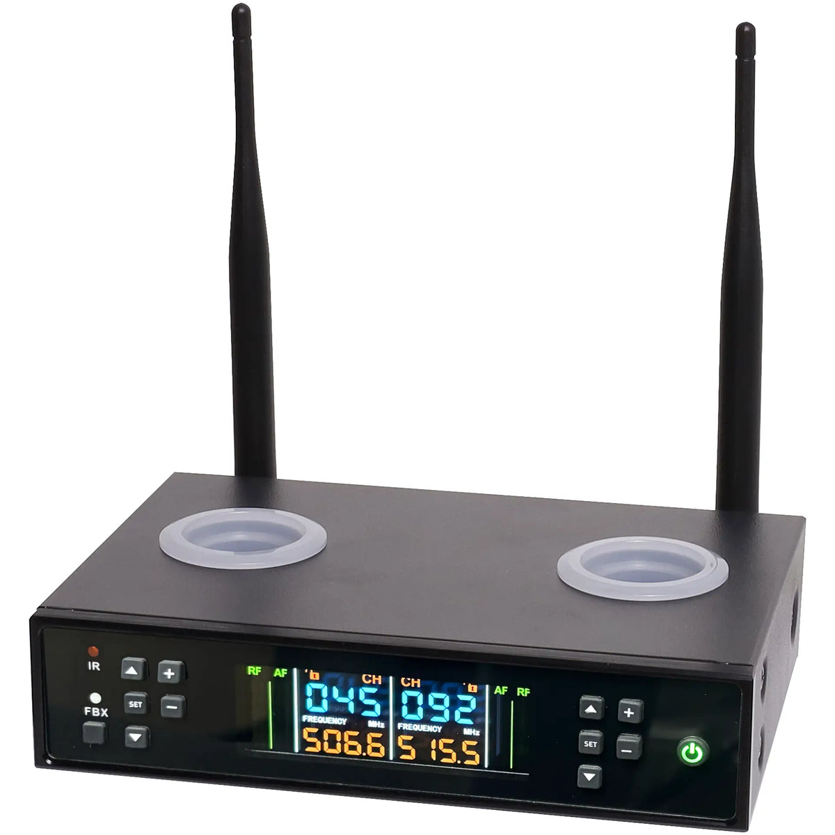 UHF Wireless Microphone System 2 Ch With Two Handheld Mics