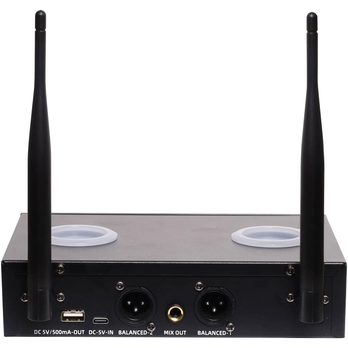 UHF Wireless Microphone System 2 Ch With Two Handheld Mics